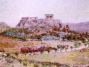 Charles Gifford Dyer Acropolis china oil painting artist
